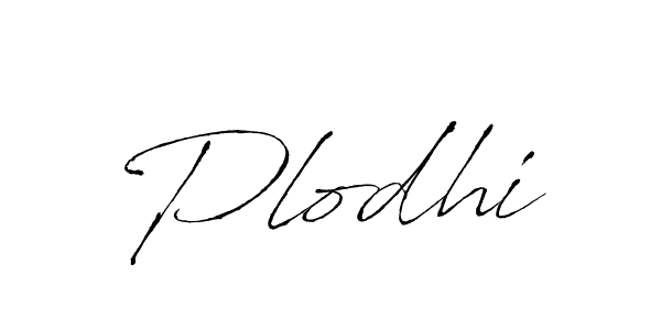 Create a beautiful signature design for name Plodhi. With this signature (Antro_Vectra) fonts, you can make a handwritten signature for free. Plodhi signature style 6 images and pictures png