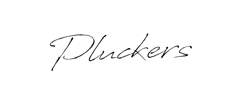 How to make Pluckers signature? Antro_Vectra is a professional autograph style. Create handwritten signature for Pluckers name. Pluckers signature style 6 images and pictures png