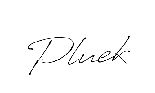 How to make Pluek name signature. Use Antro_Vectra style for creating short signs online. This is the latest handwritten sign. Pluek signature style 6 images and pictures png