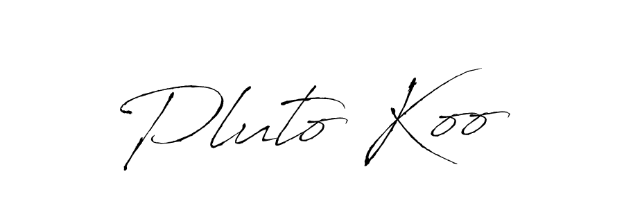 How to Draw Pluto Koo signature style? Antro_Vectra is a latest design signature styles for name Pluto Koo. Pluto Koo signature style 6 images and pictures png