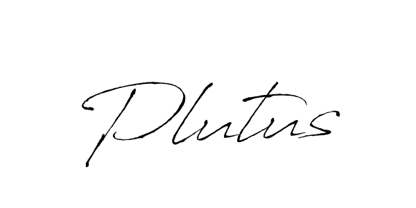 Create a beautiful signature design for name Plutus. With this signature (Antro_Vectra) fonts, you can make a handwritten signature for free. Plutus signature style 6 images and pictures png