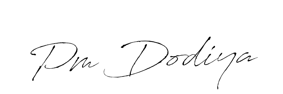Also we have Pm Dodiya name is the best signature style. Create professional handwritten signature collection using Antro_Vectra autograph style. Pm Dodiya signature style 6 images and pictures png