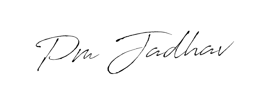 if you are searching for the best signature style for your name Pm Jadhav. so please give up your signature search. here we have designed multiple signature styles  using Antro_Vectra. Pm Jadhav signature style 6 images and pictures png