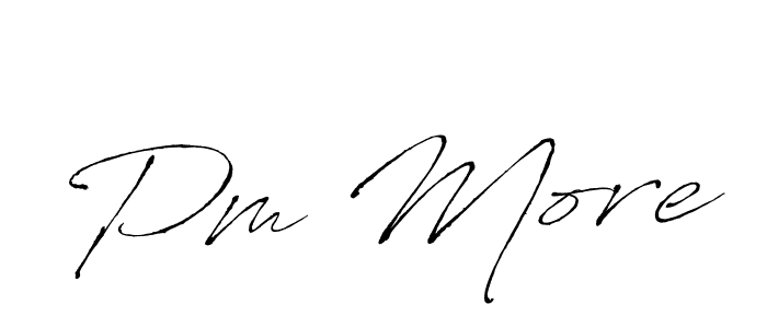 How to Draw Pm More signature style? Antro_Vectra is a latest design signature styles for name Pm More. Pm More signature style 6 images and pictures png