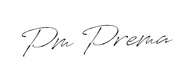 Also we have Pm Prema name is the best signature style. Create professional handwritten signature collection using Antro_Vectra autograph style. Pm Prema signature style 6 images and pictures png