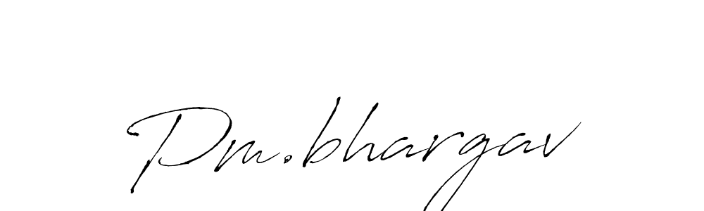 Use a signature maker to create a handwritten signature online. With this signature software, you can design (Antro_Vectra) your own signature for name Pm.bhargav. Pm.bhargav signature style 6 images and pictures png