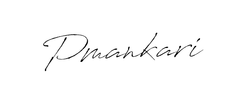 How to make Pmankari signature? Antro_Vectra is a professional autograph style. Create handwritten signature for Pmankari name. Pmankari signature style 6 images and pictures png
