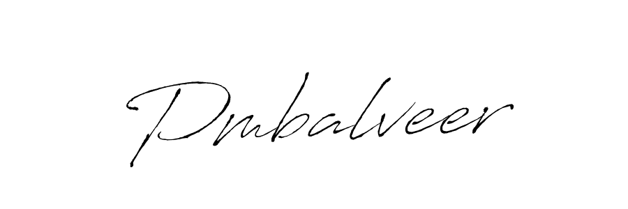Create a beautiful signature design for name Pmbalveer. With this signature (Antro_Vectra) fonts, you can make a handwritten signature for free. Pmbalveer signature style 6 images and pictures png