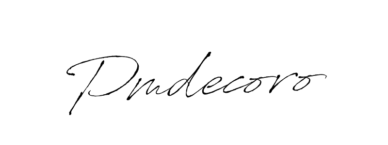 It looks lik you need a new signature style for name Pmdecoro. Design unique handwritten (Antro_Vectra) signature with our free signature maker in just a few clicks. Pmdecoro signature style 6 images and pictures png