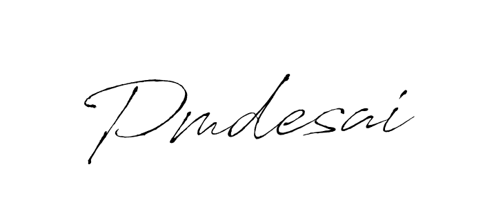 Pmdesai stylish signature style. Best Handwritten Sign (Antro_Vectra) for my name. Handwritten Signature Collection Ideas for my name Pmdesai. Pmdesai signature style 6 images and pictures png