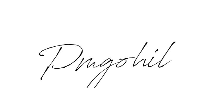 How to make Pmgohil name signature. Use Antro_Vectra style for creating short signs online. This is the latest handwritten sign. Pmgohil signature style 6 images and pictures png