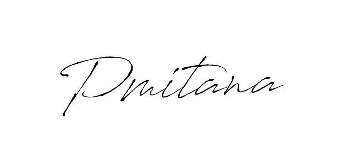 The best way (Antro_Vectra) to make a short signature is to pick only two or three words in your name. The name Pmitana include a total of six letters. For converting this name. Pmitana signature style 6 images and pictures png