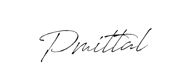 Create a beautiful signature design for name Pmittal. With this signature (Antro_Vectra) fonts, you can make a handwritten signature for free. Pmittal signature style 6 images and pictures png