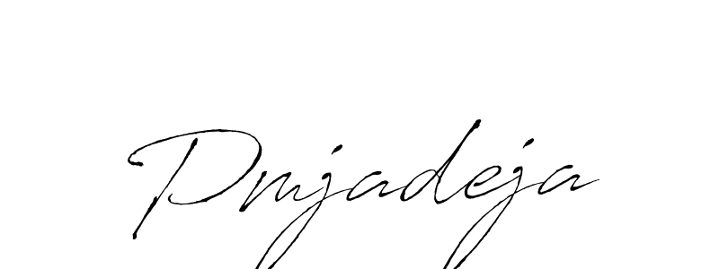 Design your own signature with our free online signature maker. With this signature software, you can create a handwritten (Antro_Vectra) signature for name Pmjadeja. Pmjadeja signature style 6 images and pictures png