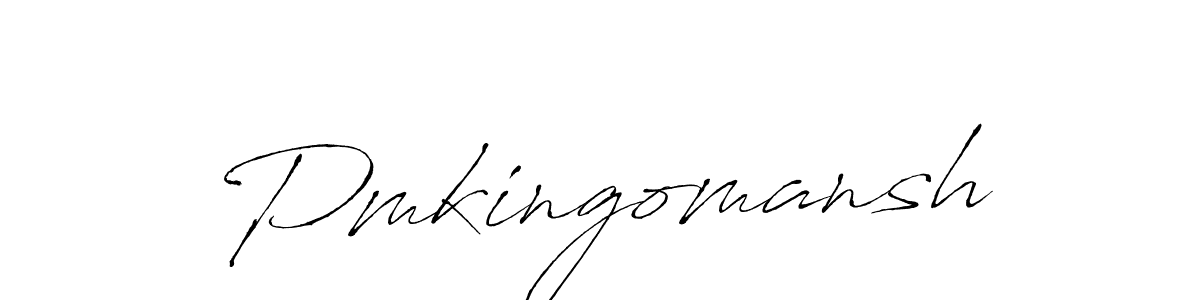 Use a signature maker to create a handwritten signature online. With this signature software, you can design (Antro_Vectra) your own signature for name Pmkingomansh. Pmkingomansh signature style 6 images and pictures png