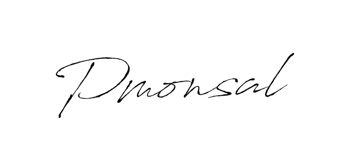 Also You can easily find your signature by using the search form. We will create Pmonsal name handwritten signature images for you free of cost using Antro_Vectra sign style. Pmonsal signature style 6 images and pictures png