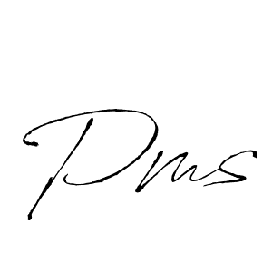 You should practise on your own different ways (Antro_Vectra) to write your name (Pms) in signature. don't let someone else do it for you. Pms signature style 6 images and pictures png