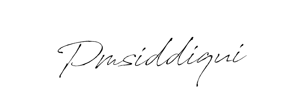 Design your own signature with our free online signature maker. With this signature software, you can create a handwritten (Antro_Vectra) signature for name Pmsiddiqui. Pmsiddiqui signature style 6 images and pictures png