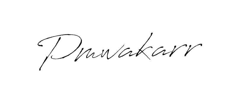 Pmwakarr stylish signature style. Best Handwritten Sign (Antro_Vectra) for my name. Handwritten Signature Collection Ideas for my name Pmwakarr. Pmwakarr signature style 6 images and pictures png