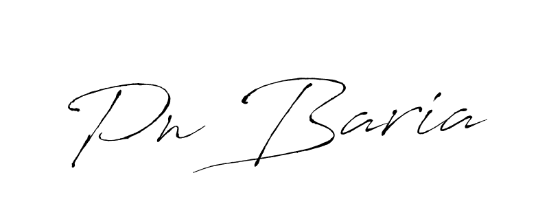 Also You can easily find your signature by using the search form. We will create Pn Baria name handwritten signature images for you free of cost using Antro_Vectra sign style. Pn Baria signature style 6 images and pictures png