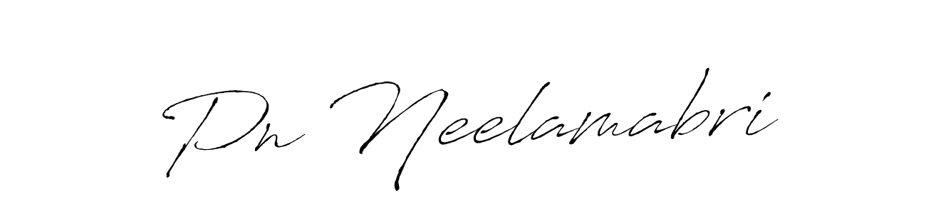 Also we have Pn Neelamabri name is the best signature style. Create professional handwritten signature collection using Antro_Vectra autograph style. Pn Neelamabri signature style 6 images and pictures png