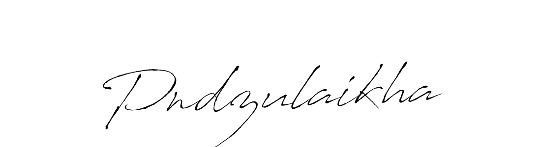 How to make Pndzulaikha name signature. Use Antro_Vectra style for creating short signs online. This is the latest handwritten sign. Pndzulaikha signature style 6 images and pictures png