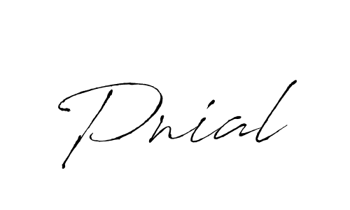 Use a signature maker to create a handwritten signature online. With this signature software, you can design (Antro_Vectra) your own signature for name Pnial. Pnial signature style 6 images and pictures png