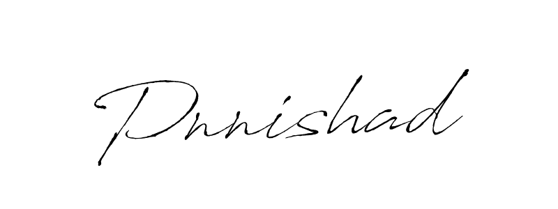 Make a beautiful signature design for name Pnnishad. With this signature (Antro_Vectra) style, you can create a handwritten signature for free. Pnnishad signature style 6 images and pictures png