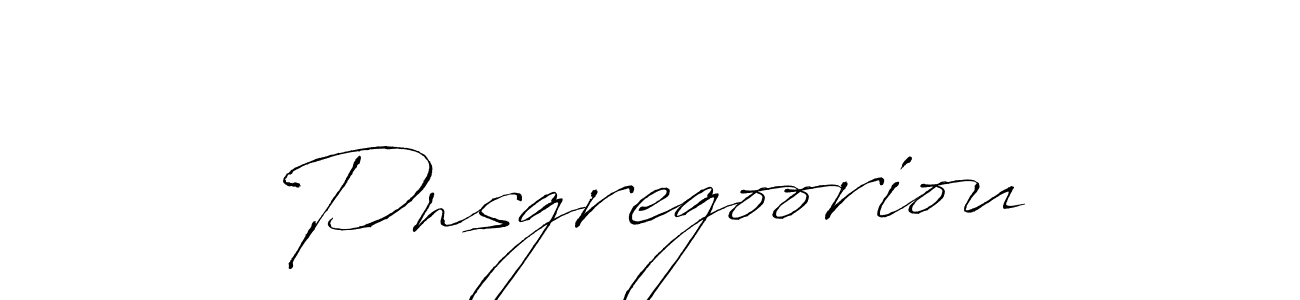 Use a signature maker to create a handwritten signature online. With this signature software, you can design (Antro_Vectra) your own signature for name Pnsgregooriou. Pnsgregooriou signature style 6 images and pictures png