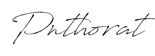 Discover the perfect balance of readability and style for Pnthorat with Antro_Vectra font. Create your dream signature today. Pnthorat signature style 6 images and pictures png