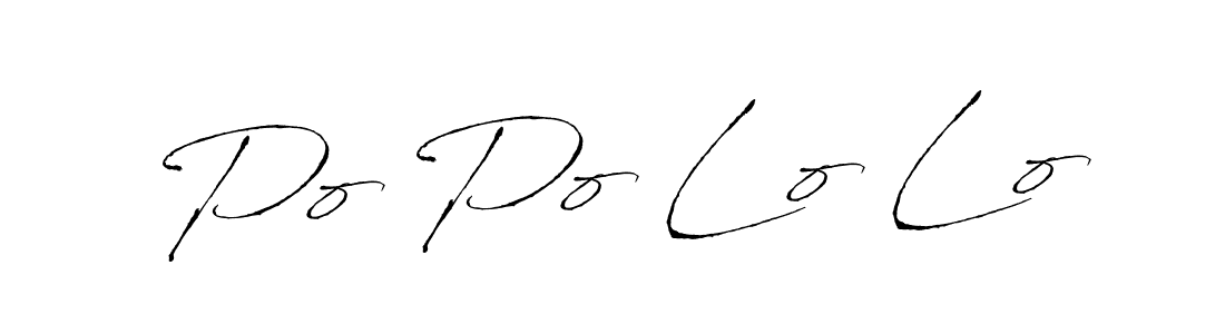 You should practise on your own different ways (Antro_Vectra) to write your name (Po Po Lo Lo) in signature. don't let someone else do it for you. Po Po Lo Lo signature style 6 images and pictures png