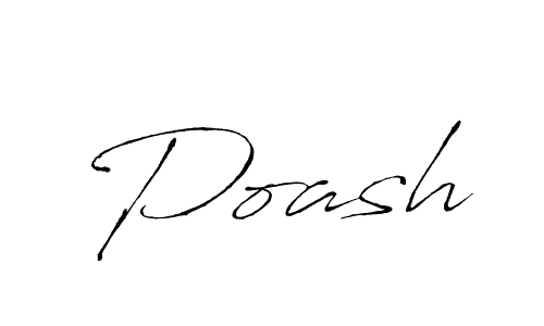 Also we have Poash name is the best signature style. Create professional handwritten signature collection using Antro_Vectra autograph style. Poash signature style 6 images and pictures png