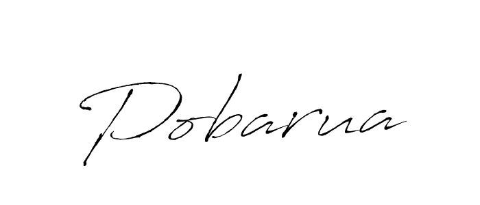 Design your own signature with our free online signature maker. With this signature software, you can create a handwritten (Antro_Vectra) signature for name Pobarua. Pobarua signature style 6 images and pictures png
