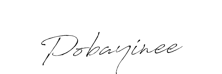 Make a beautiful signature design for name Pobayinee. With this signature (Antro_Vectra) style, you can create a handwritten signature for free. Pobayinee signature style 6 images and pictures png