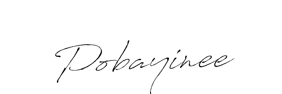 Make a beautiful signature design for name Pobayinee. With this signature (Antro_Vectra) style, you can create a handwritten signature for free. Pobayinee signature style 6 images and pictures png