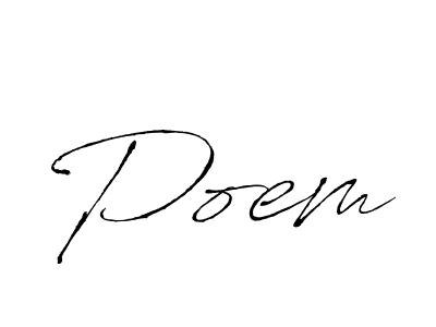Also we have Poem name is the best signature style. Create professional handwritten signature collection using Antro_Vectra autograph style. Poem signature style 6 images and pictures png