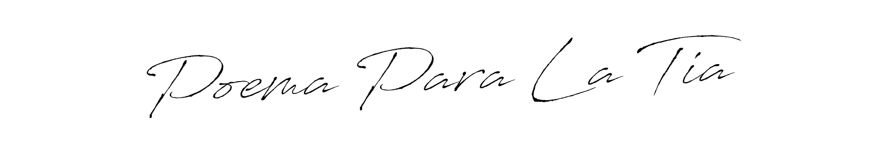 Similarly Antro_Vectra is the best handwritten signature design. Signature creator online .You can use it as an online autograph creator for name Poema Para La Tia. Poema Para La Tia signature style 6 images and pictures png