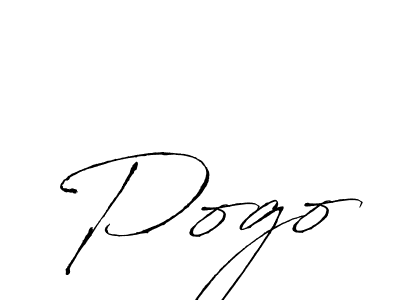 Design your own signature with our free online signature maker. With this signature software, you can create a handwritten (Antro_Vectra) signature for name Pogo. Pogo signature style 6 images and pictures png