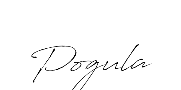 Also we have Pogula name is the best signature style. Create professional handwritten signature collection using Antro_Vectra autograph style. Pogula signature style 6 images and pictures png