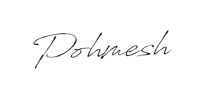 Pohmesh stylish signature style. Best Handwritten Sign (Antro_Vectra) for my name. Handwritten Signature Collection Ideas for my name Pohmesh. Pohmesh signature style 6 images and pictures png