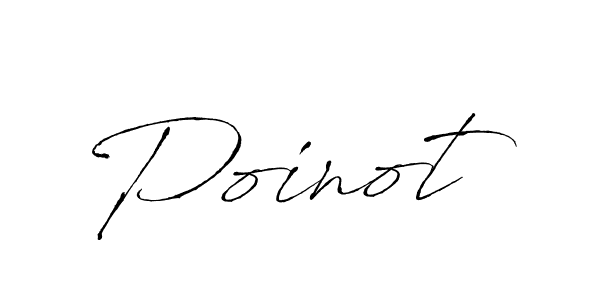 Poinot stylish signature style. Best Handwritten Sign (Antro_Vectra) for my name. Handwritten Signature Collection Ideas for my name Poinot. Poinot signature style 6 images and pictures png