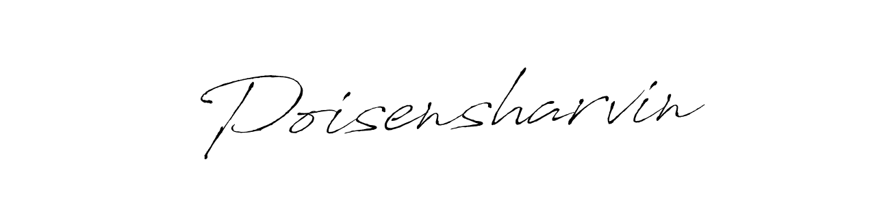 How to make Poisensharvin name signature. Use Antro_Vectra style for creating short signs online. This is the latest handwritten sign. Poisensharvin signature style 6 images and pictures png