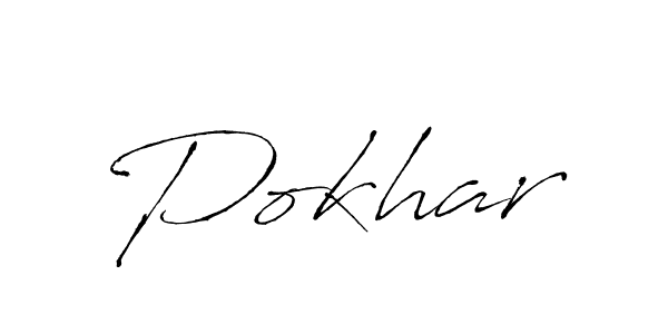 Design your own signature with our free online signature maker. With this signature software, you can create a handwritten (Antro_Vectra) signature for name Pokhar. Pokhar signature style 6 images and pictures png