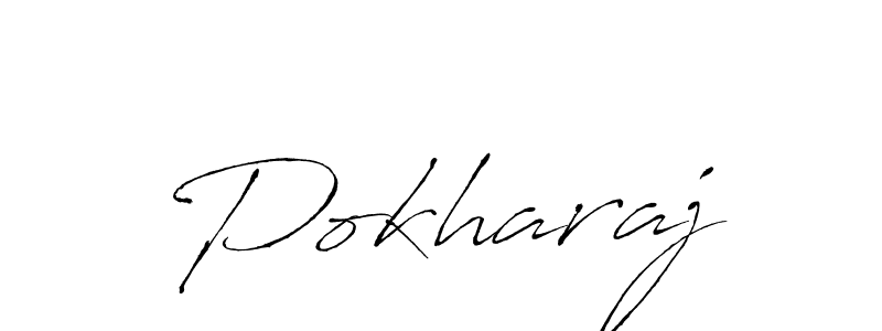 How to make Pokharaj signature? Antro_Vectra is a professional autograph style. Create handwritten signature for Pokharaj name. Pokharaj signature style 6 images and pictures png