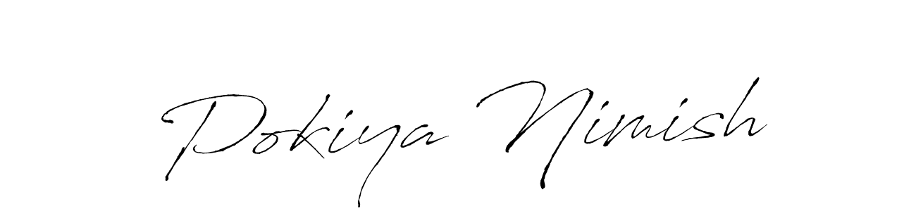 You can use this online signature creator to create a handwritten signature for the name Pokiya Nimish. This is the best online autograph maker. Pokiya Nimish signature style 6 images and pictures png