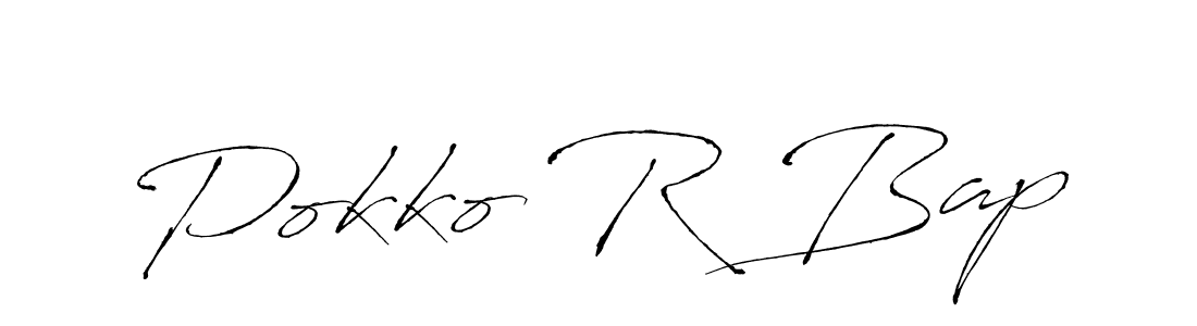 Also we have Pokko R Bap name is the best signature style. Create professional handwritten signature collection using Antro_Vectra autograph style. Pokko R Bap signature style 6 images and pictures png