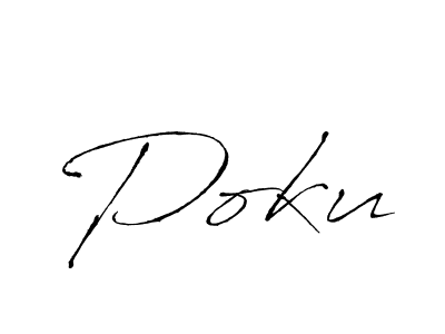 Antro_Vectra is a professional signature style that is perfect for those who want to add a touch of class to their signature. It is also a great choice for those who want to make their signature more unique. Get Poku name to fancy signature for free. Poku signature style 6 images and pictures png