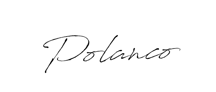The best way (Antro_Vectra) to make a short signature is to pick only two or three words in your name. The name Polanco include a total of six letters. For converting this name. Polanco signature style 6 images and pictures png