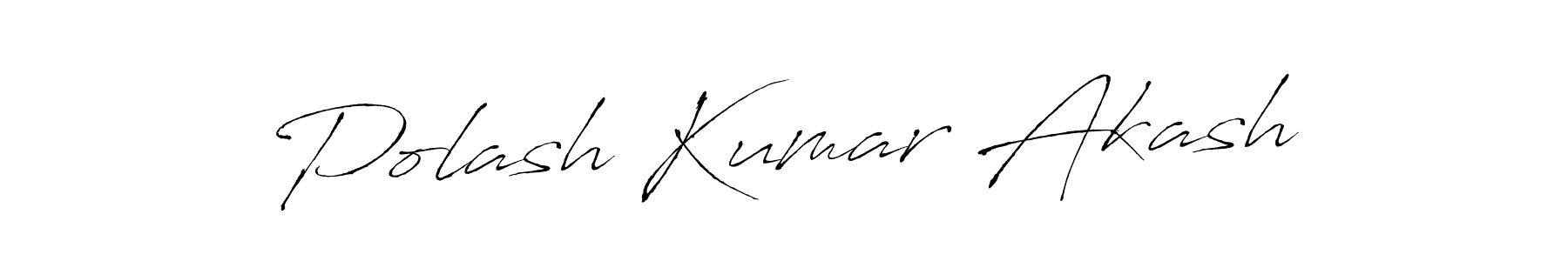 Use a signature maker to create a handwritten signature online. With this signature software, you can design (Antro_Vectra) your own signature for name Polash Kumar Akash. Polash Kumar Akash signature style 6 images and pictures png