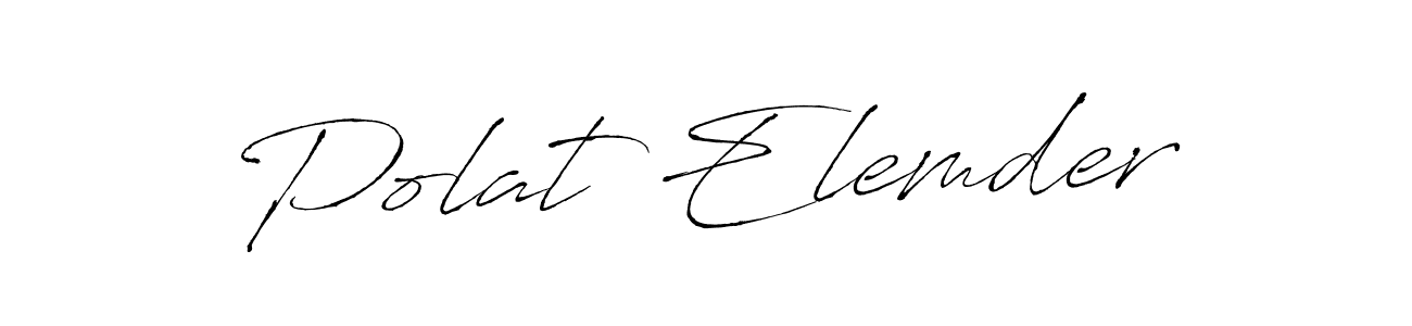 Create a beautiful signature design for name Polat Elemder. With this signature (Antro_Vectra) fonts, you can make a handwritten signature for free. Polat Elemder signature style 6 images and pictures png